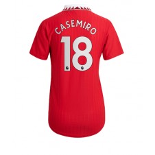 Manchester United Casemiro #18 Hjemmedrakt Kvinner 2022-23 Kortermet